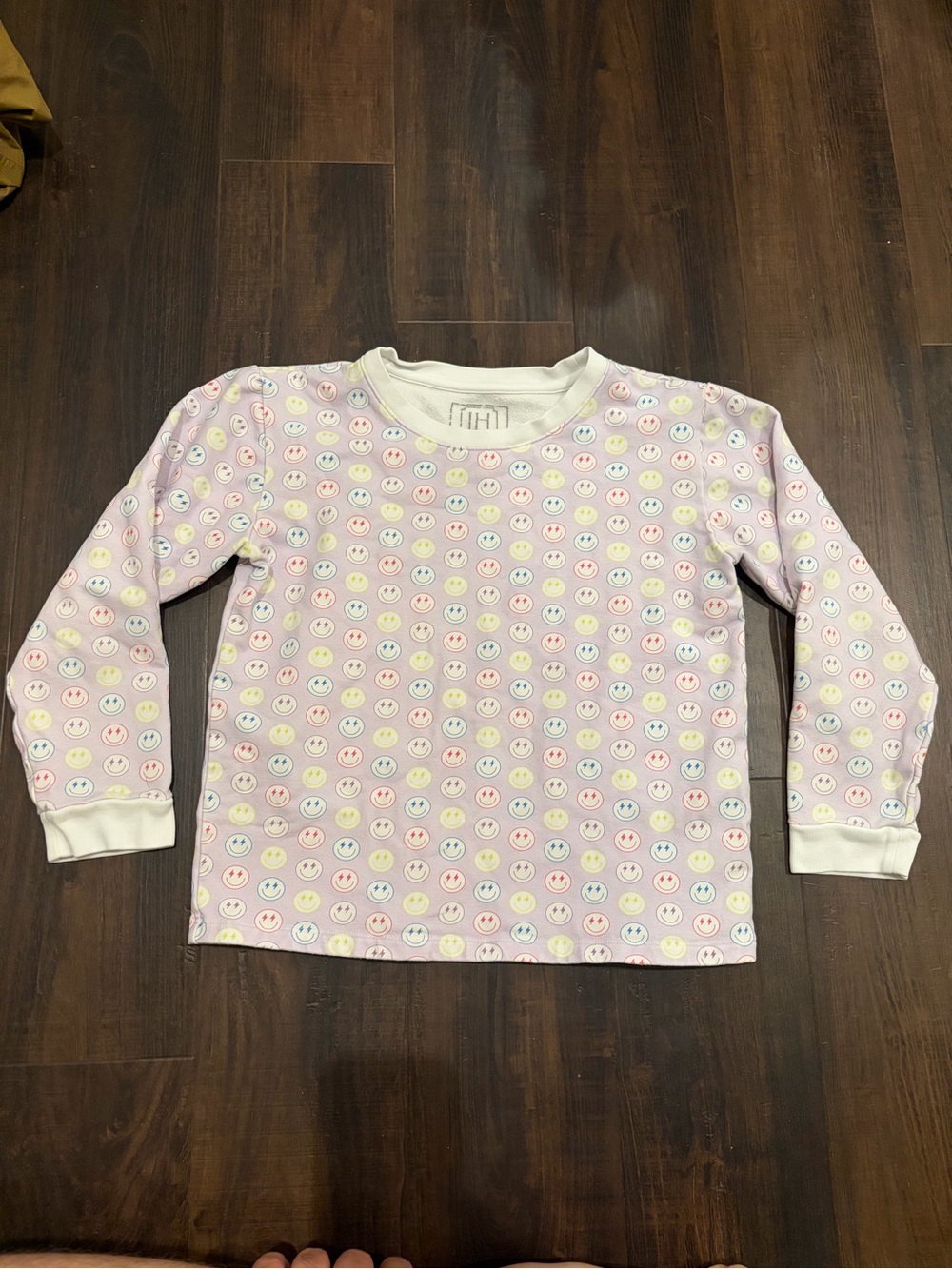 Lila and Hayes Smiley Face Sweatshirt Girls Size 9